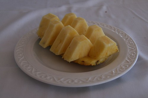Uppskuren ananas