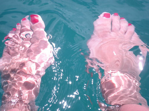 Foot bath for bronchitis