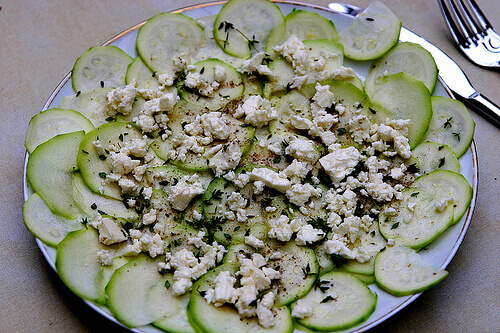Opskrifter med courgette