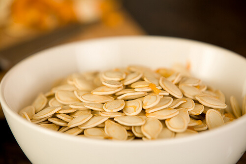 Pumpkin seeds.