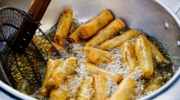 Reduce abdominal swelling by cutting out fried food