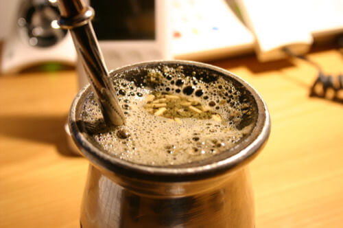 Yerba mate with herbs helps to clean your intestines