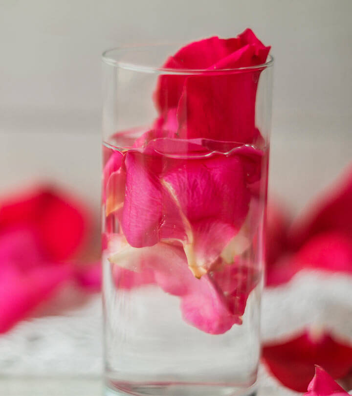 The benefits of rose water