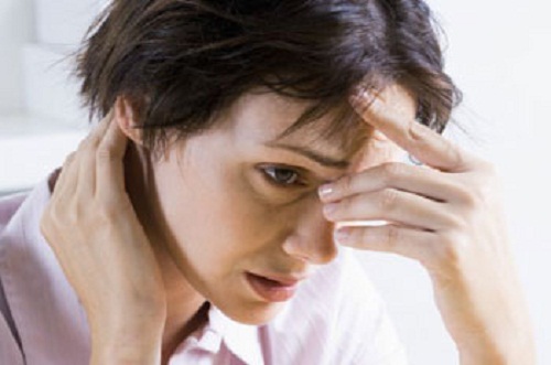 Stressed person