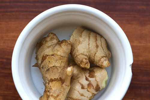 Bowl of ginger