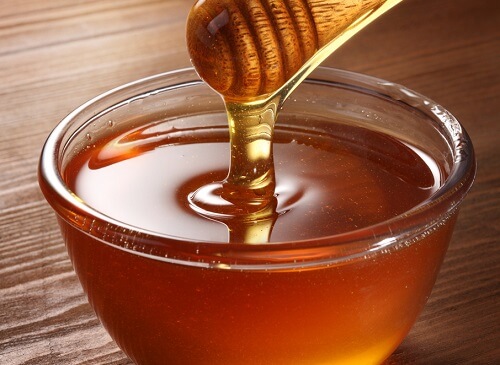 A bowl of honey