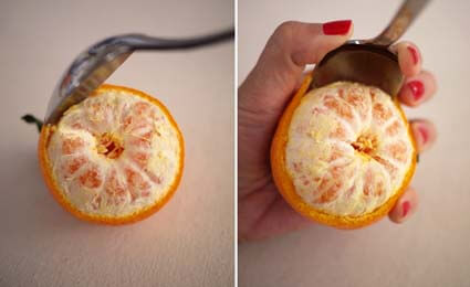 Mandarin peel.