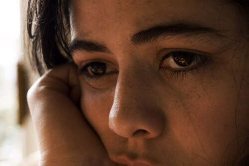 Stressed woman