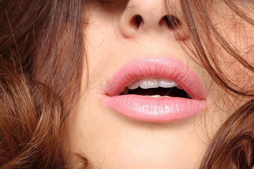 Woman wearing makeup
