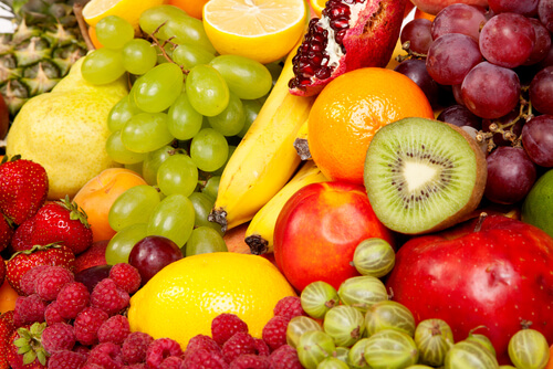 A wide variety of fruits to flatten your stomach