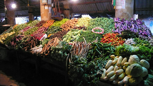 Fruits and vegetables cause the least weight gain