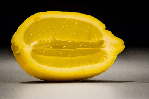 half a lemon