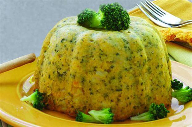 Broccoli and Pumpkin Pudding