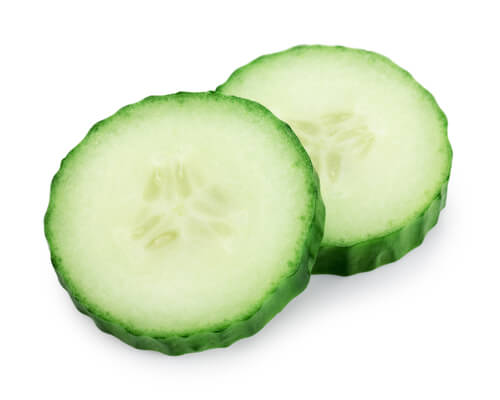 Cucumber bags under eyes