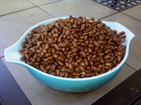 Beans in a bowl