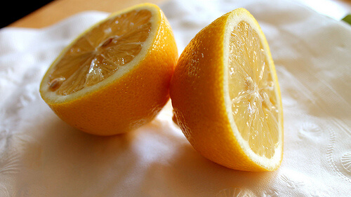 Lemon halves