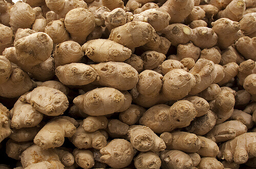 Big pile of ginger