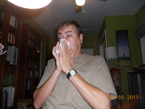 man-with-sinusitis