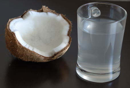 Coconut water.