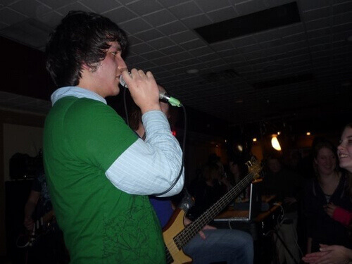 Singer in local band