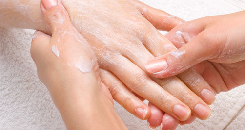 Washing hands