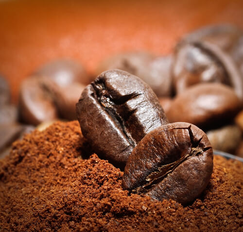 Coffee beans.