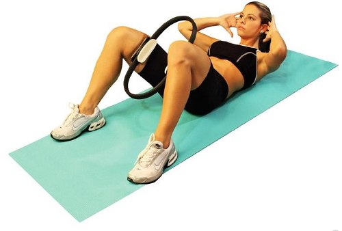 Sit ups can help make the waist smaller