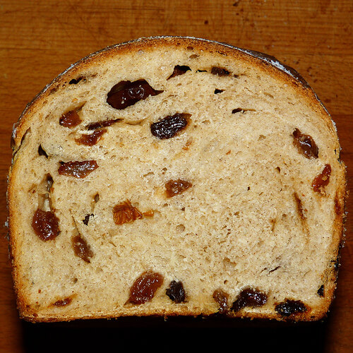 Brød med rosiner