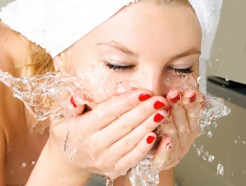 Washing your face