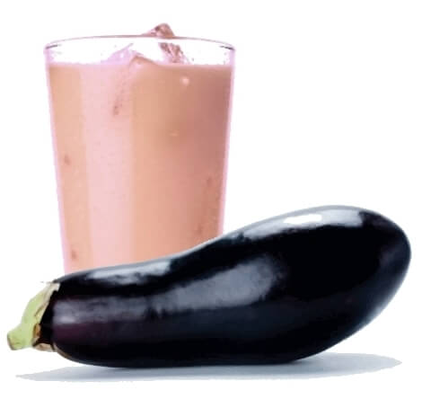 lose weight with eggplant and lemon smoothie