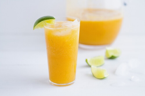grapefruit and melon juice