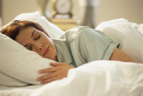 Woman sleeping