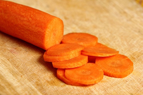 Sliced carrots