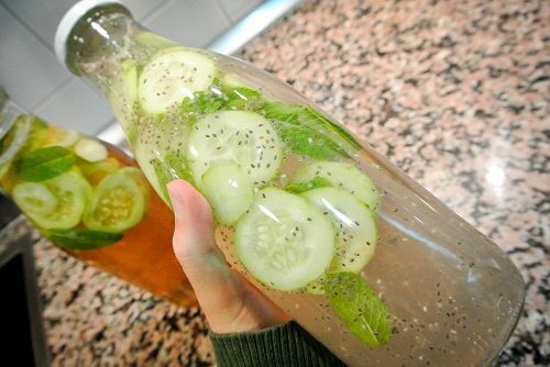 Cucumber, Ginger, and Mint Lemonade