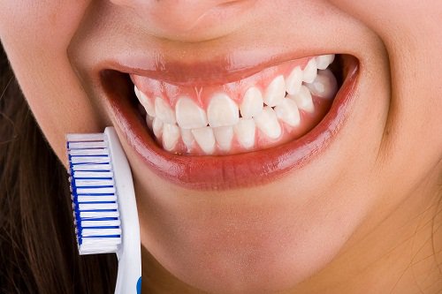 2 brush teeth
