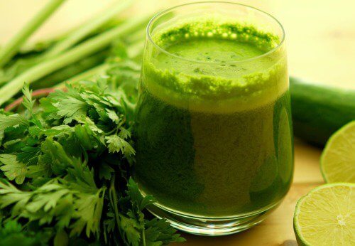 Parsley infusion to treat gastritis