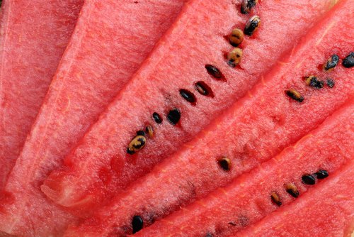 Nærbillede af vandmelon