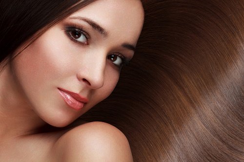 dark and soft hair