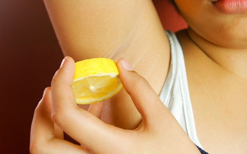 lemons to whiten your underarms and neck