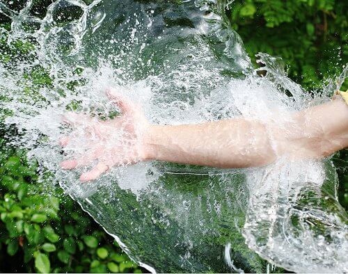 A splash of cold water