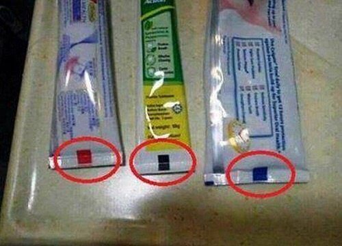 What Do the Color Marks Mean on Toothpaste Tubes?