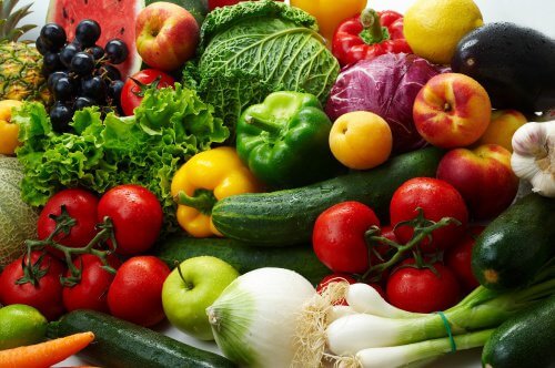Raw vegetables