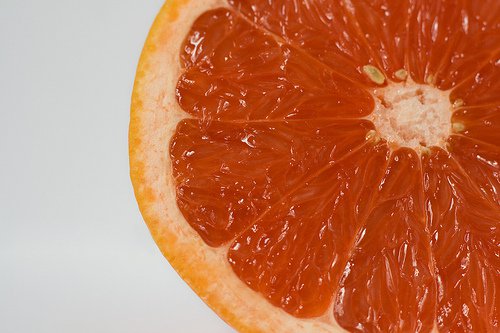 Fluid Retention A close-up of a grapefruit.