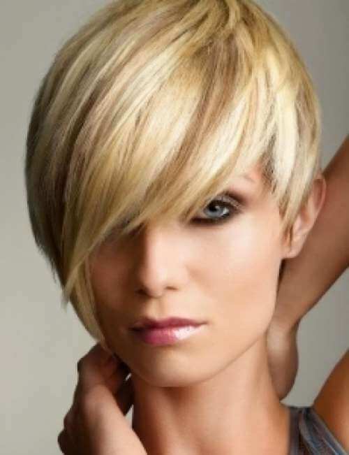 Pixie cut.