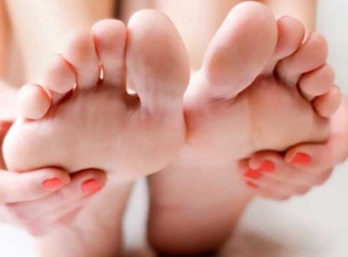 Massage your feet for their health.