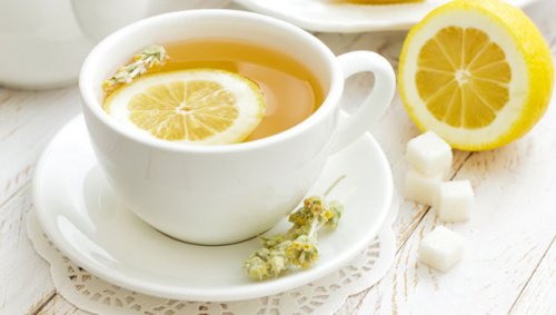 A cup of lemon tea