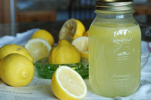 Lemon juice.