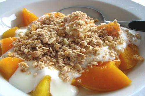 Fruit with Brewer’s yeast on top