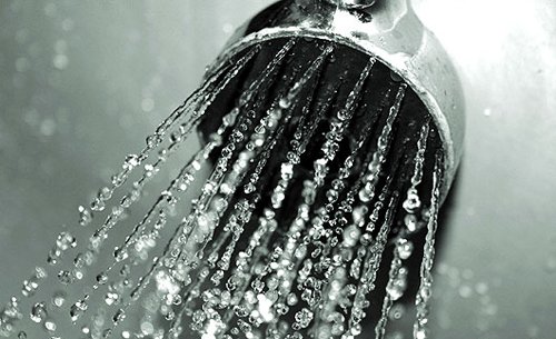 hot shower, treat ingrown hairs from shaving