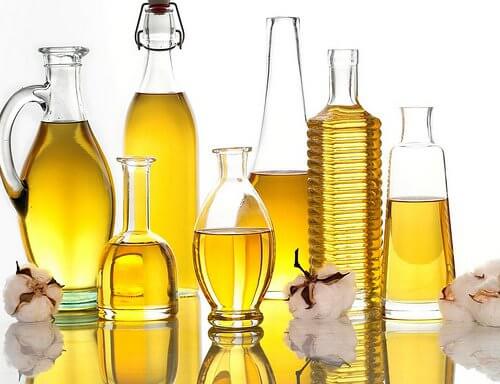 Some jars of cottonseed oil.